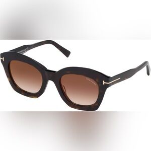 Tom Ford FT0689 Bardot Sunglasses - Havana & Gradient Brown